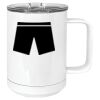 15 oz. White Vacuum Insulated Mug w/Slider Lid Thumbnail