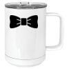 15 oz. White Vacuum Insulated Mug w/Slider Lid Thumbnail