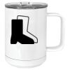 15 oz. White Vacuum Insulated Mug w/Slider Lid Thumbnail