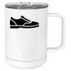 15 oz. White Vacuum Insulated Mug w/Slider Lid Thumbnail
