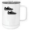 15 oz. White Vacuum Insulated Mug w/Slider Lid Thumbnail