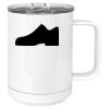 15 oz. White Vacuum Insulated Mug w/Slider Lid Thumbnail