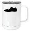 15 oz. White Vacuum Insulated Mug w/Slider Lid Thumbnail