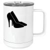 15 oz. White Vacuum Insulated Mug w/Slider Lid Thumbnail