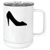 15 oz. White Vacuum Insulated Mug w/Slider Lid Thumbnail