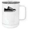 15 oz. White Vacuum Insulated Mug w/Slider Lid Thumbnail