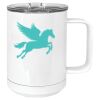 15 oz. White Vacuum Insulated Mug w/Slider Lid Thumbnail