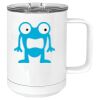 15 oz. White Vacuum Insulated Mug w/Slider Lid Thumbnail