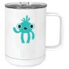 15 oz. White Vacuum Insulated Mug w/Slider Lid Thumbnail