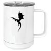 15 oz. White Vacuum Insulated Mug w/Slider Lid Thumbnail