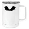 15 oz. White Vacuum Insulated Mug w/Slider Lid Thumbnail