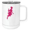 15 oz. White Vacuum Insulated Mug w/Slider Lid Thumbnail