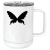 15 oz. White Vacuum Insulated Mug w/Slider Lid Thumbnail