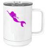 15 oz. White Vacuum Insulated Mug w/Slider Lid Thumbnail