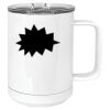 15 oz. White Vacuum Insulated Mug w/Slider Lid Thumbnail