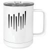 15 oz. White Vacuum Insulated Mug w/Slider Lid Thumbnail