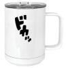 15 oz. White Vacuum Insulated Mug w/Slider Lid Thumbnail