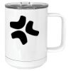 15 oz. White Vacuum Insulated Mug w/Slider Lid Thumbnail