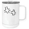 15 oz. White Vacuum Insulated Mug w/Slider Lid Thumbnail