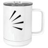 15 oz. White Vacuum Insulated Mug w/Slider Lid Thumbnail