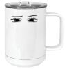 15 oz. White Vacuum Insulated Mug w/Slider Lid Thumbnail