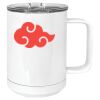 15 oz. White Vacuum Insulated Mug w/Slider Lid Thumbnail