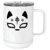 15 oz. White Vacuum Insulated Mug w/Slider Lid Thumbnail