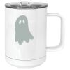 15 oz. White Vacuum Insulated Mug w/Slider Lid Thumbnail