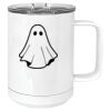 15 oz. White Vacuum Insulated Mug w/Slider Lid Thumbnail