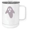 15 oz. White Vacuum Insulated Mug w/Slider Lid Thumbnail