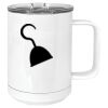 15 oz. White Vacuum Insulated Mug w/Slider Lid Thumbnail