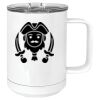 15 oz. White Vacuum Insulated Mug w/Slider Lid Thumbnail