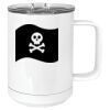 15 oz. White Vacuum Insulated Mug w/Slider Lid Thumbnail