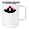 15 oz. White Vacuum Insulated Mug w/Slider Lid Thumbnail