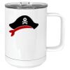 15 oz. White Vacuum Insulated Mug w/Slider Lid Thumbnail