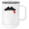 15 oz. White Vacuum Insulated Mug w/Slider Lid Thumbnail