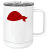 15 oz. White Vacuum Insulated Mug w/Slider Lid Thumbnail