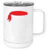 15 oz. White Vacuum Insulated Mug w/Slider Lid Thumbnail