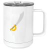 15 oz. White Vacuum Insulated Mug w/Slider Lid Thumbnail