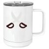 15 oz. White Vacuum Insulated Mug w/Slider Lid Thumbnail