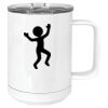15 oz. White Vacuum Insulated Mug w/Slider Lid Thumbnail