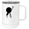 15 oz. White Vacuum Insulated Mug w/Slider Lid Thumbnail