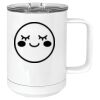 15 oz. White Vacuum Insulated Mug w/Slider Lid Thumbnail