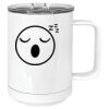 15 oz. White Vacuum Insulated Mug w/Slider Lid Thumbnail