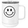 15 oz. White Vacuum Insulated Mug w/Slider Lid Thumbnail