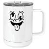 15 oz. White Vacuum Insulated Mug w/Slider Lid Thumbnail