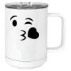15 oz. White Vacuum Insulated Mug w/Slider Lid Thumbnail