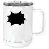 15 oz. White Vacuum Insulated Mug w/Slider Lid Thumbnail