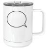 15 oz. White Vacuum Insulated Mug w/Slider Lid Thumbnail