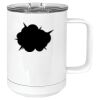 15 oz. White Vacuum Insulated Mug w/Slider Lid Thumbnail